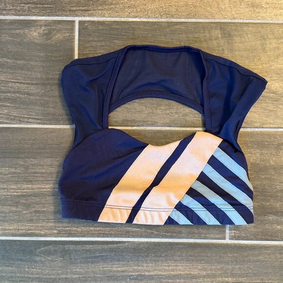 Tiger Friday Navy Blue Child Sports Bra - Child Large - Picture 1 of 3